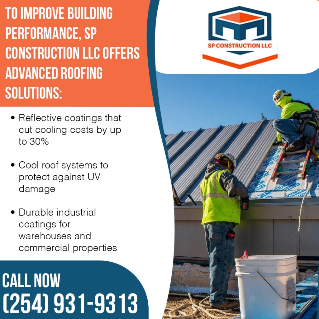 SP Construction LLC offers advanced roofing solutions to improve building performance.